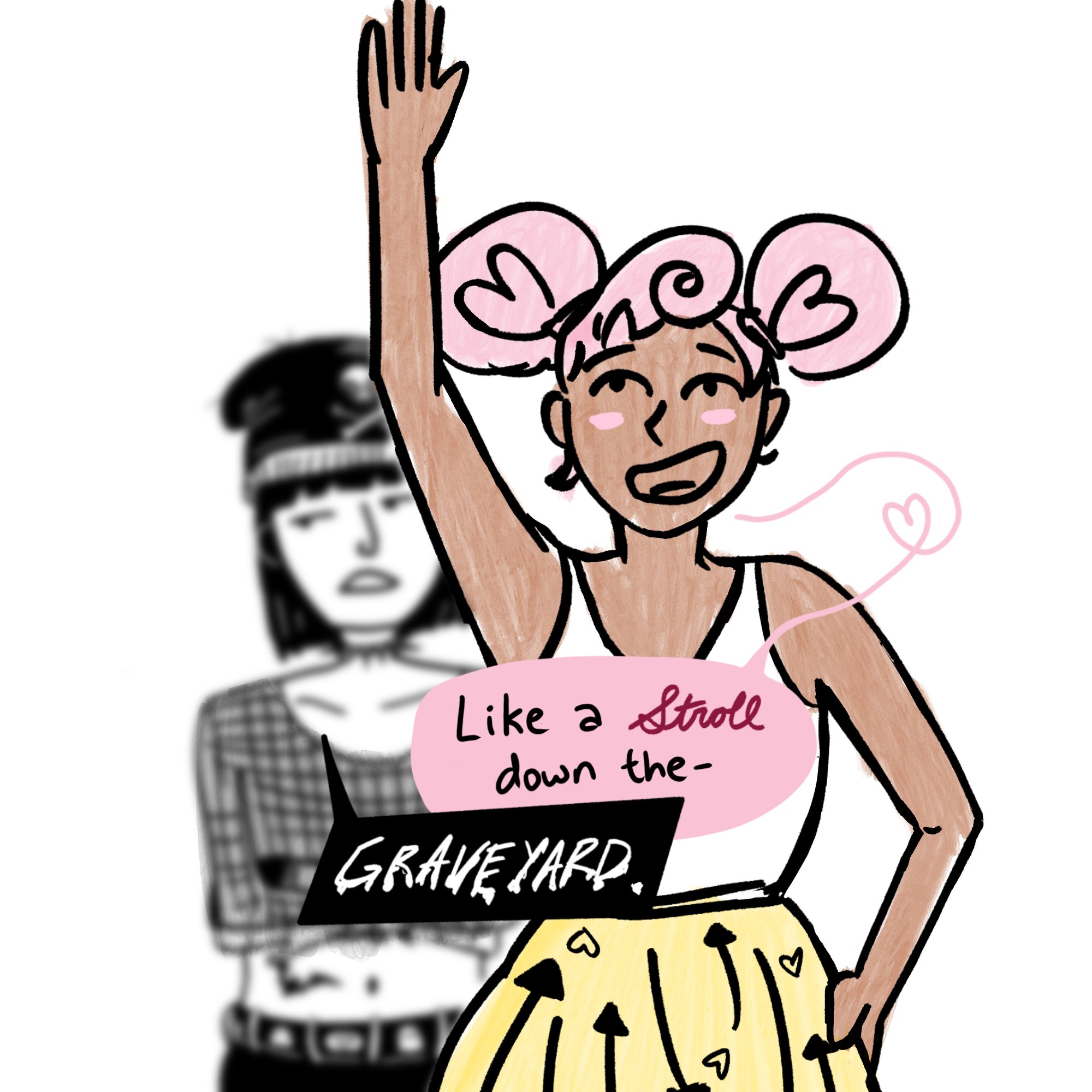 If Valentines Day and Halloween Were GFs (3), by Laura Gao