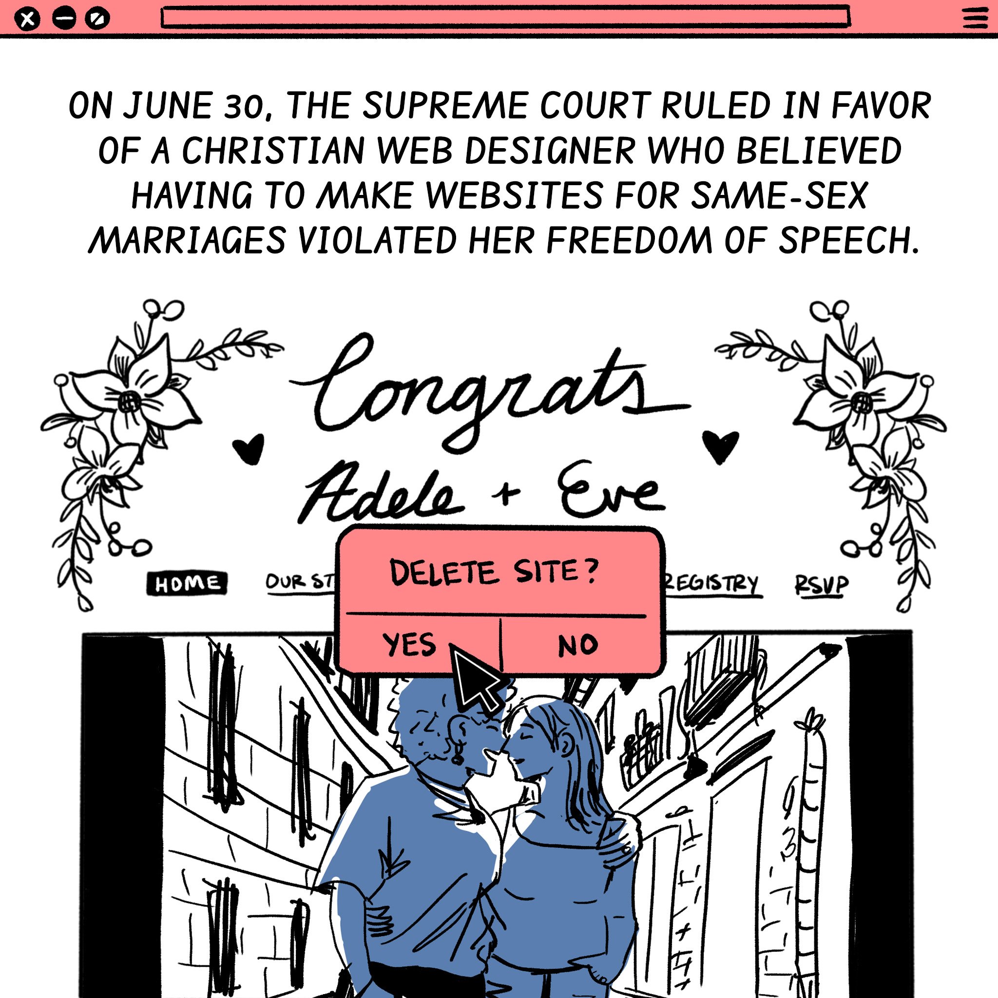 News Crumbs: A Christian Website Designer's Case Against Same-Sex Couples (2), by Laura Gao