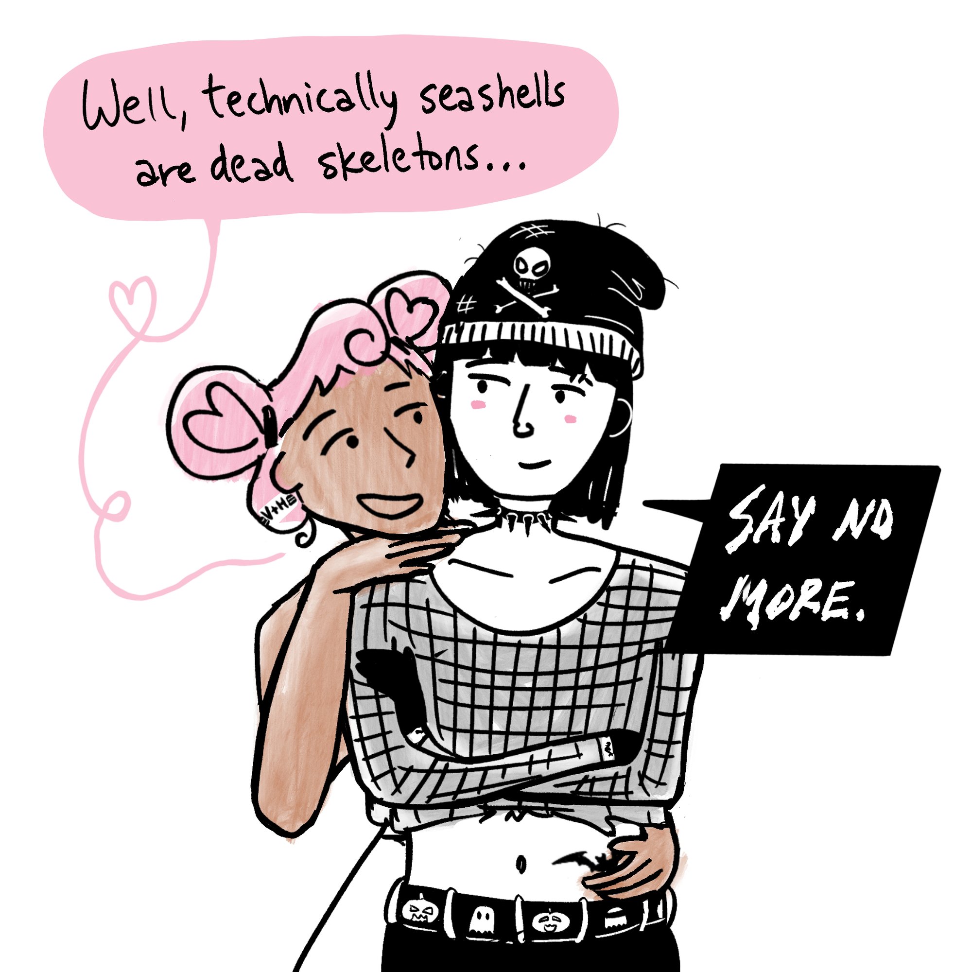 If Valentines Day and Halloween Were GFs (7), by Laura Gao