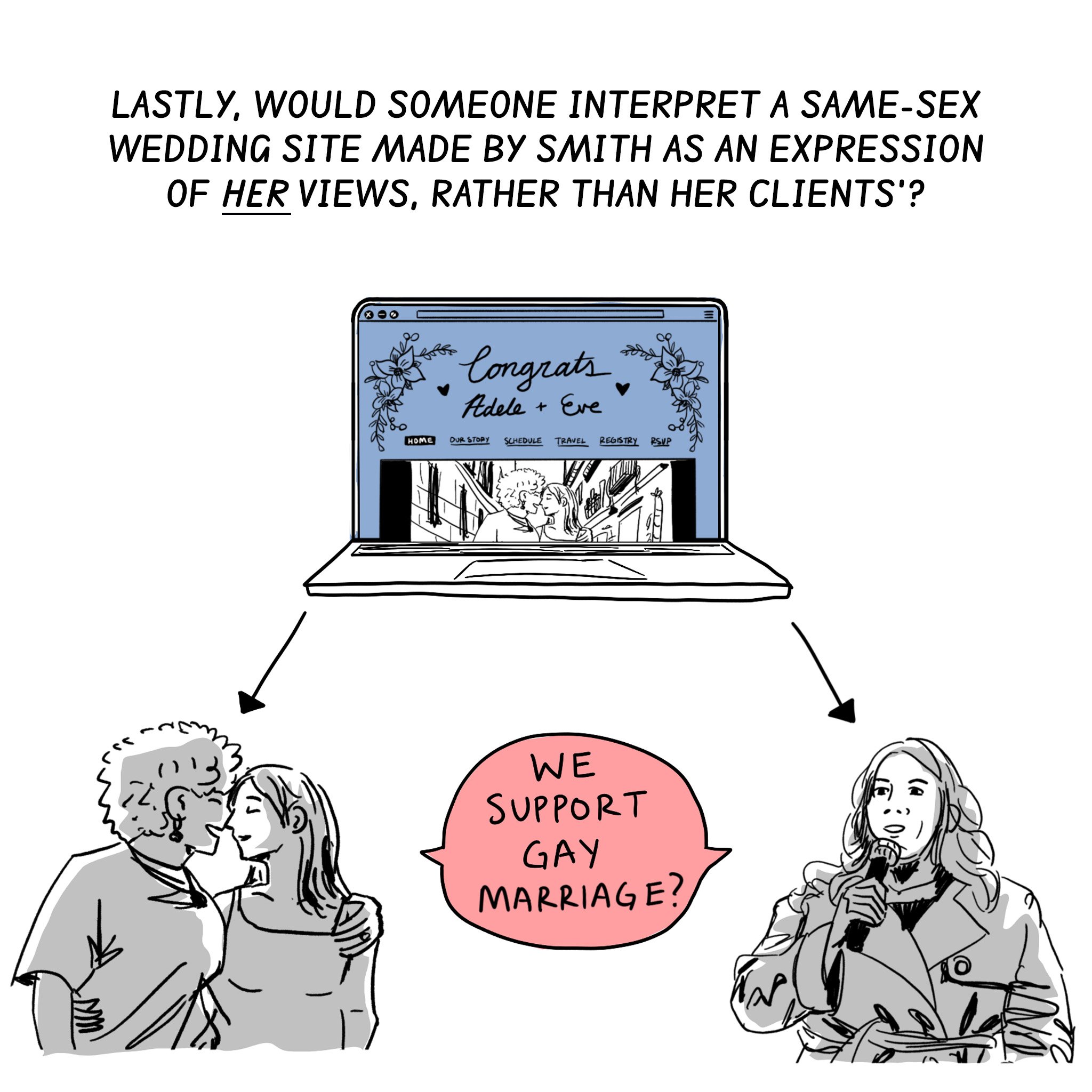 News Crumbs: A Christian Website Designer's Case Against Same-Sex Couples (7), by Laura Gao